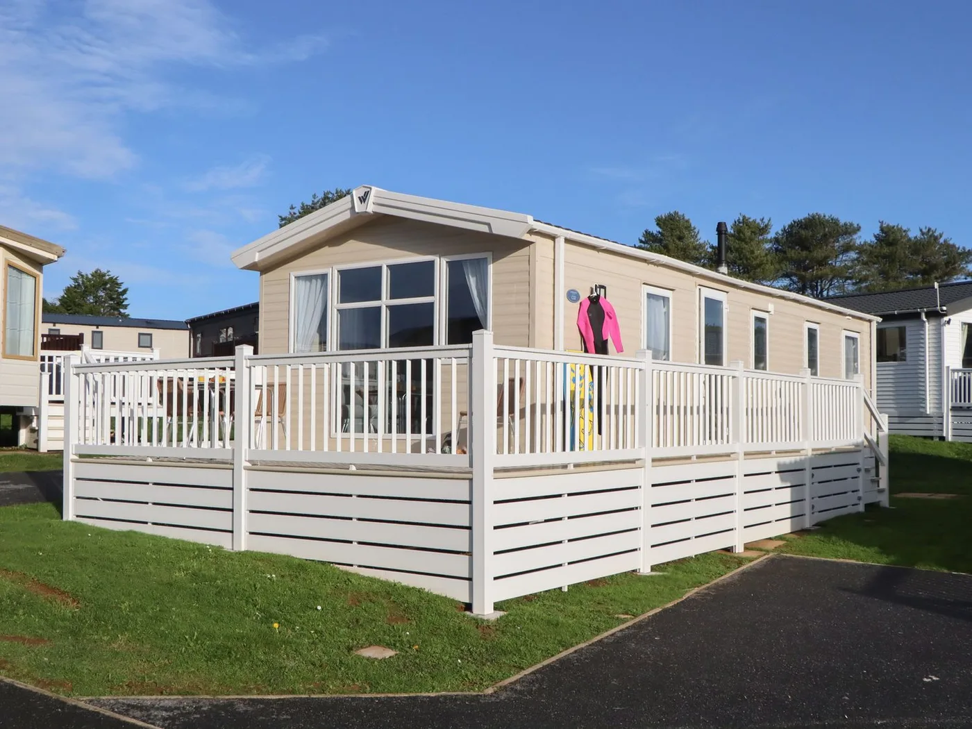 Caravan C32 at Landscove Holiday Park